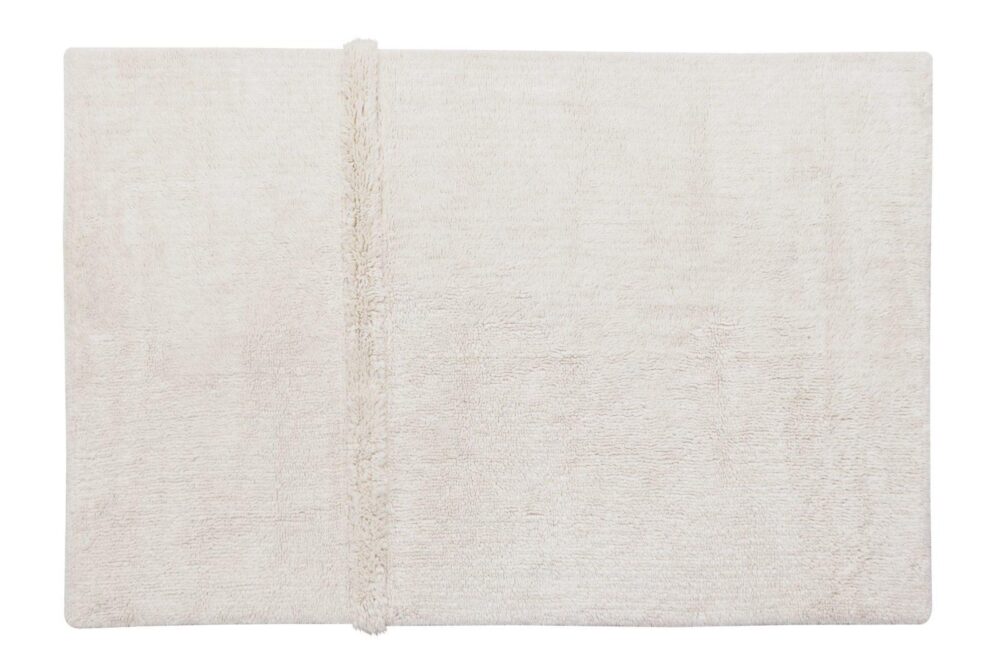 Alfombra de lana Lorena Canals Tundra Blanca 80x140 cm