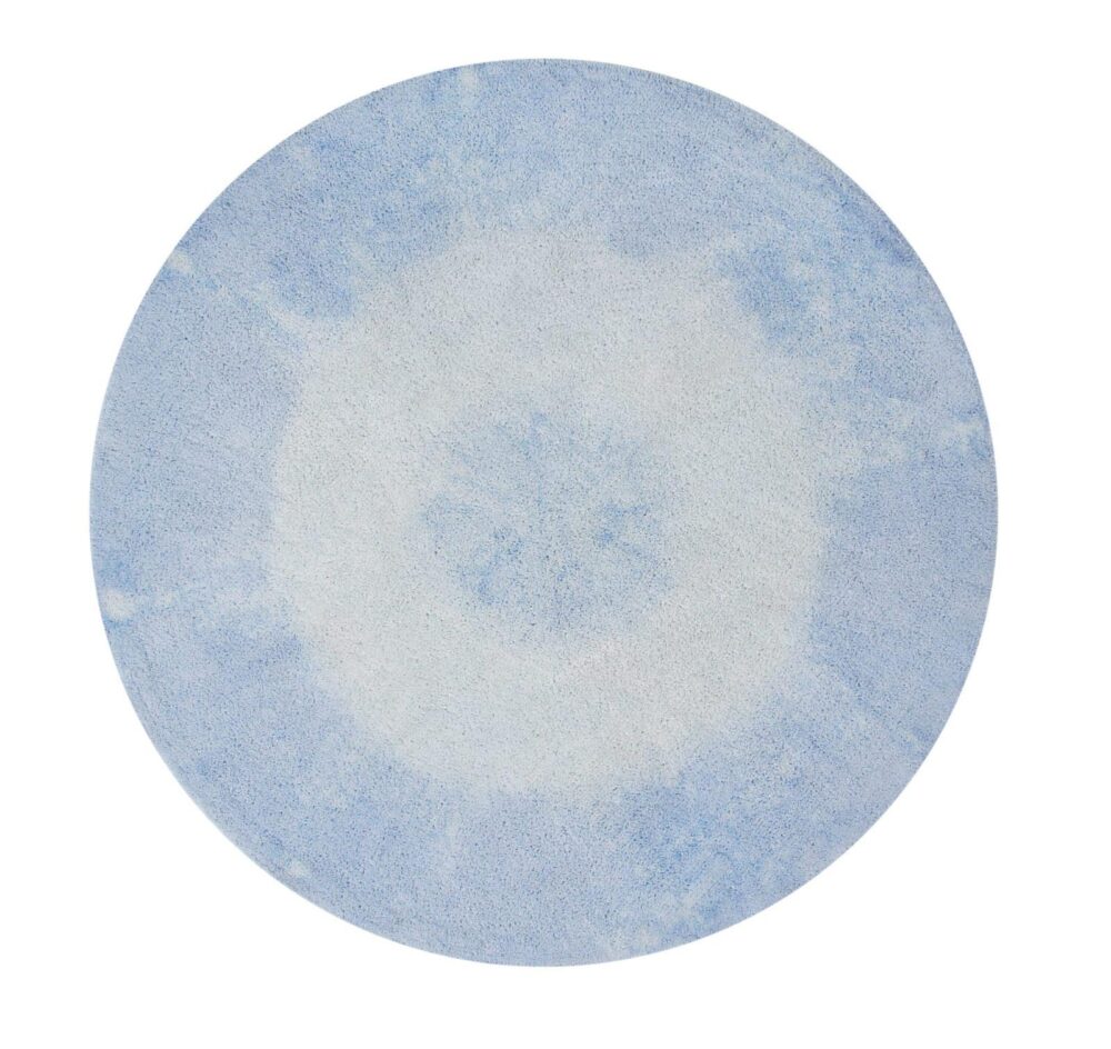 Alfombra Tie-Dye Soft Azul Ø 150 Cm