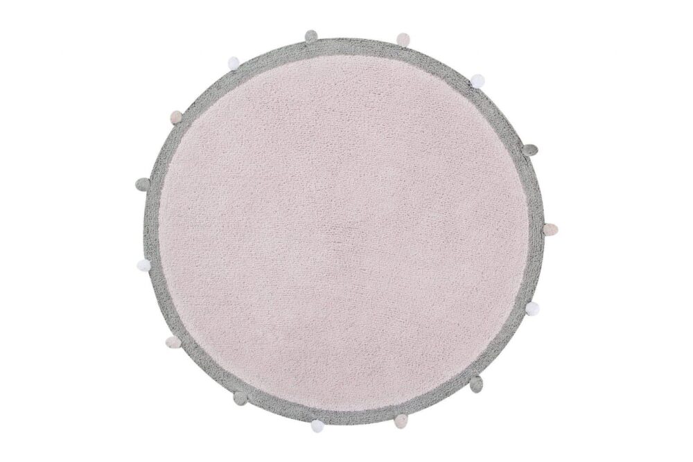 Alfombra Bubbly Soft Rosa Ø 120 Cm