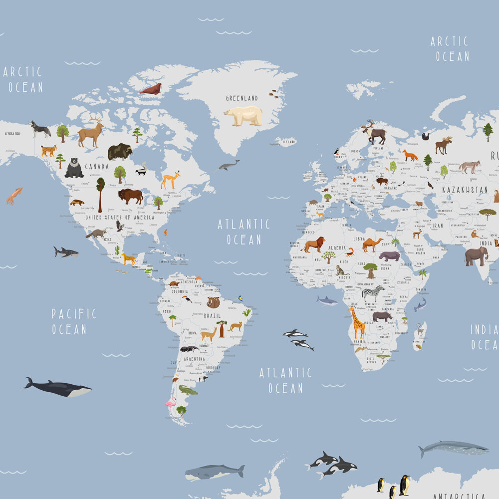 Mapa en Blue Animal World