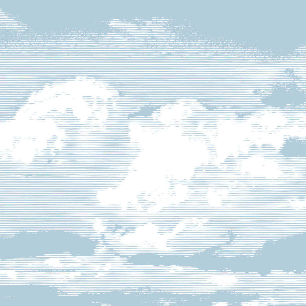 Nubes en un cielo azul
