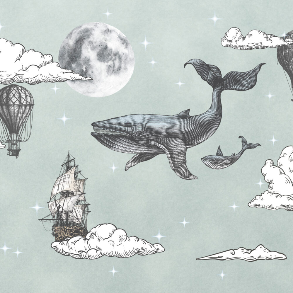 Ballenas en las nubes